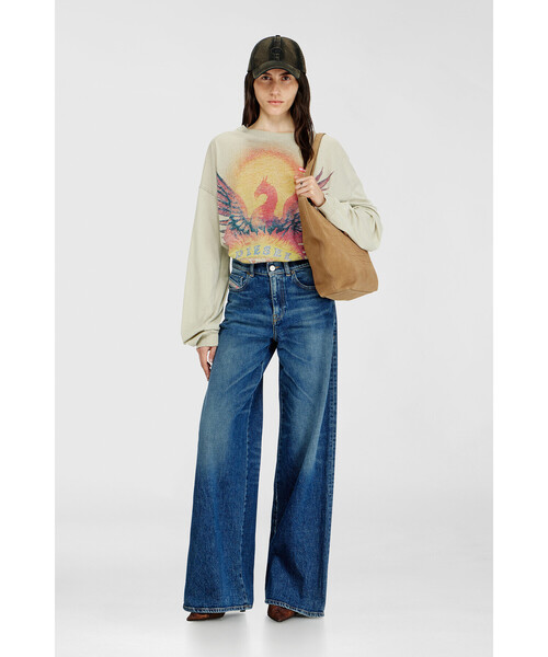 DIESEL(ディーゼル)の「ウィメンズ トートバッグ 1DR DOME TOTE E/W(トートバッグ・レディース・ベージュ・UNI)」の12枚目の写真