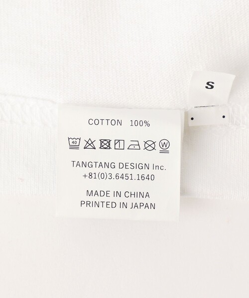 ADAM ET ROPE'(アダムエロペ)の「【TANGTANG(タンタン)】GASATANG(Tシャツ/カットソー・レディース・ホワイト・S)」の8枚目の写真