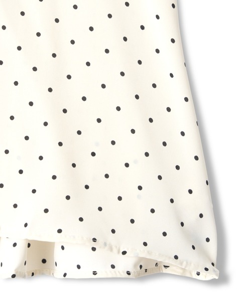 mic by Olu.(ミックバイオルドット)の「< ZOZOTOWN限定 >ドットリボンホルタートップス(シャツ/ブラウス・レディース・アイボリー/ブラック・FREE)」の18枚目の写真