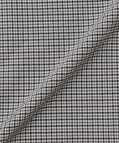 MACKINTOSH PHILOSOPHY（ﾏｯｷﾝﾄｯｼｭ ﾌｨﾛｿﾌｨｰ）の「エアリーサッカーブラウス（シャツ/ブラウス・レディース・ブラック/オフホワイト/ベージュ・38/36）」の14枚目の写真