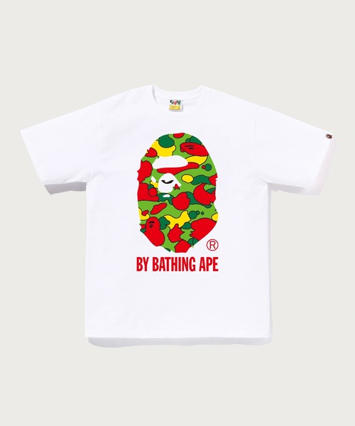 A BATHING APE(アベイシングエイプ)の「STA CAMO BY BATHING APE TEE(Tシャツ/カットソー・メンズ・ブラック×ピンク/ブラック系その他5/ホワイト系その他5/ホワイト×ピンク・MEDIUM/LARGE/SMALL/XX-LARGE/XXX-LARGE/X-LARGE)」の2枚目の写真