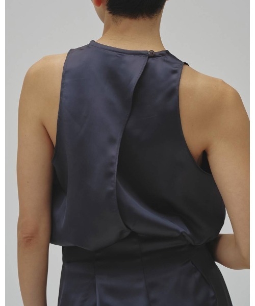 TODAYFUL(トゥデイフル)の「Asymmetry Satin Dress 12610322(ワンピース・メンズ・インディゴブルー/ブラウン・36/38)」の9枚目の写真