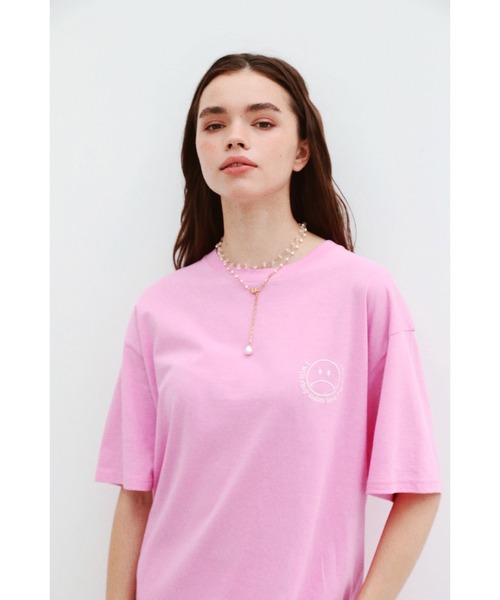 WCJ(ダブルシージェイ)の「THANK YOU TEE(Tシャツ/カットソー・レディース・レッド/イエロー/ピンク・FREE)」の4枚目の写真