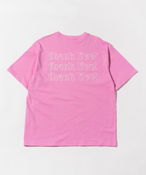 WCJ(ダブルシージェイ)の「THANK YOU TEE(Tシャツ/カットソー・レディース・レッド/イエロー/ピンク・FREE)」の16枚目の写真