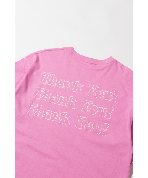 WCJ(ダブルシージェイ)の「THANK YOU TEE(Tシャツ/カットソー・レディース・レッド/イエロー/ピンク・FREE)」の17枚目の写真