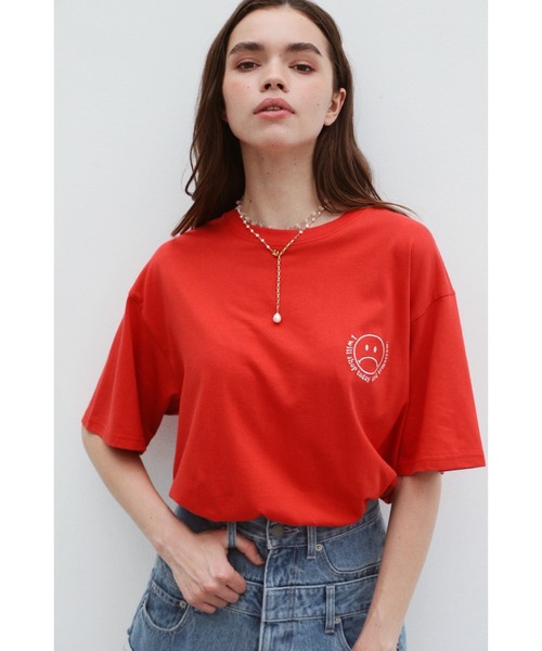 WCJ(ダブルシージェイ)の「THANK YOU TEE(Tシャツ/カットソー・レディース・レッド/イエロー/ピンク・FREE)」の20枚目の写真