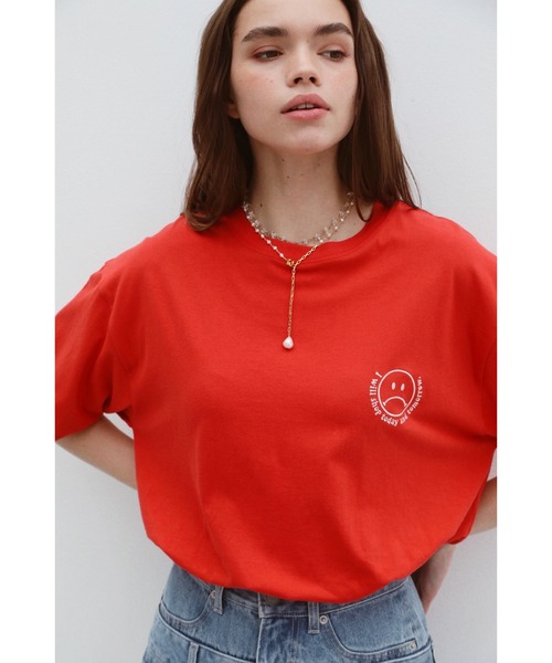 WCJ(ダブルシージェイ)の「THANK YOU TEE(Tシャツ/カットソー・レディース・レッド/イエロー/ピンク・FREE)」の22枚目の写真