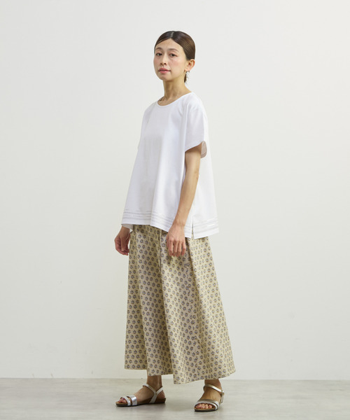 MELROSE claire(メルローズ クレール)の「【裾刺しゅう&スパンコール プルオーバー】(Tシャツ/カットソー・レディース・ホワイト/ブルー/ブラック・FREE)」の5枚目の写真