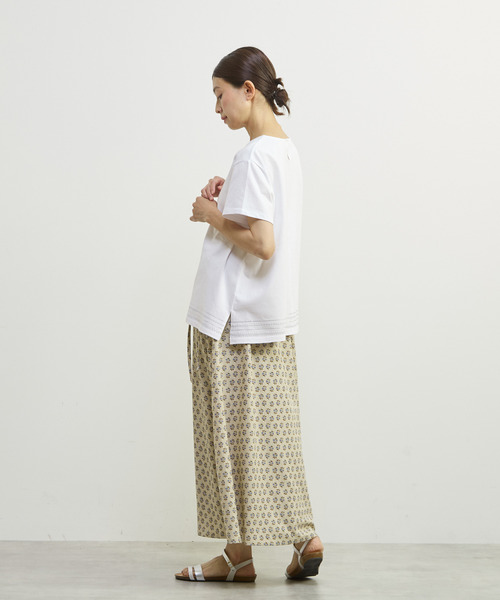 MELROSE claire(メルローズ クレール)の「【裾刺しゅう&スパンコール プルオーバー】(Tシャツ/カットソー・レディース・ホワイト/ブルー/ブラック・FREE)」の6枚目の写真