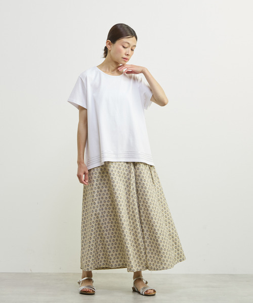 MELROSE claire(メルローズ クレール)の「【裾刺しゅう&スパンコール プルオーバー】(Tシャツ/カットソー・レディース・ホワイト/ブルー/ブラック・FREE)」の10枚目の写真