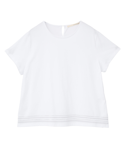MELROSE claire(メルローズ クレール)の「【裾刺しゅう&スパンコール プルオーバー】(Tシャツ/カットソー・レディース・ホワイト/ブルー/ブラック・FREE)」の11枚目の写真