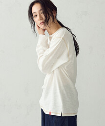 ONIGIRI（オニギリ）の「スラブ天竺 ロンT（Tシャツ/カットソー）」