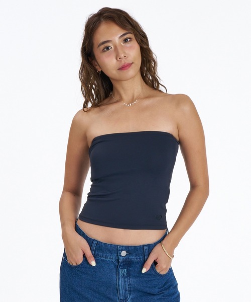 ROXY(ロキシー)の「ROXY/ロキシー カップ付き チューブトップ RDK264603T(チューブトップ・レディース・ブラウン/ブラック/ホワイト・L/M)」の2枚目の写真