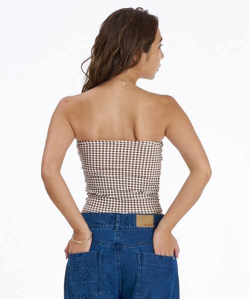 ROXY(ロキシー)の「ROXY/ロキシー カップ付き チューブトップ RDK264603T(チューブトップ・レディース・ブラウン/ブラック/ホワイト・L/M)」の9枚目の写真
