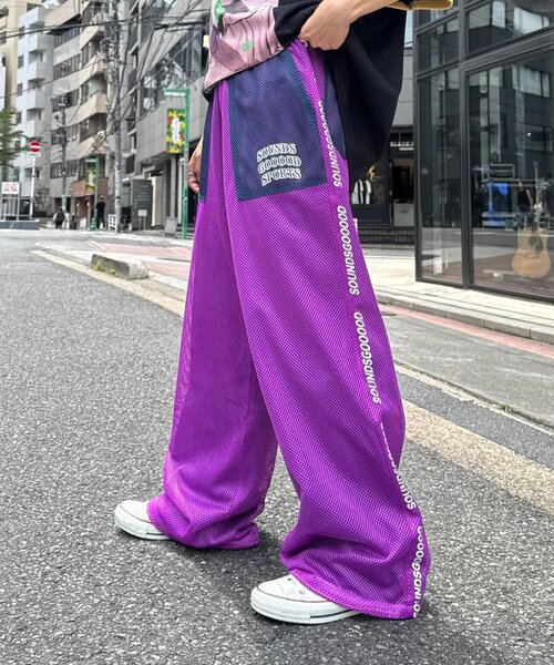 SOUNDSGOOOOD(サウンズグッド)の「【SOUNDS GOOOOD】リバーシブルメッシュパンツ(その他パンツ・メンズ・パープル/ブルー・ONE SIZE)」の20枚目の写真