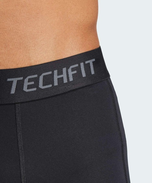 adidas(アディダス)の「テックフィット コンプレッション トレーニング 3/4丈レギンス / アディダス adidas(レギンス/スパッツ・メンズ・ブラック・X-LARGE/X-SMALL/SMALL/XX-LARGE/MEDIUM/3XL/LARGE)」の3枚目の写真