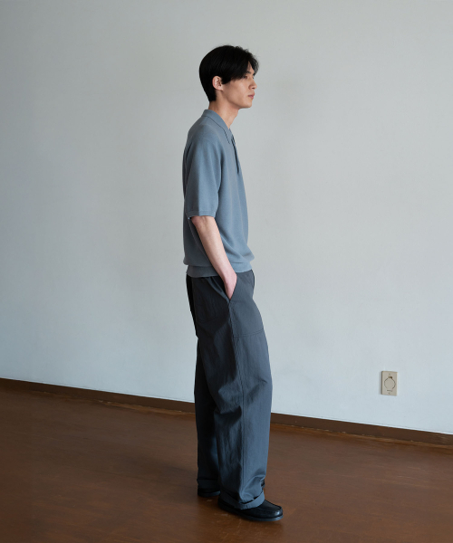 BLANKROOM(ブランクルーム)の「トレンポロニット_WASHED BLUE(ニット/セーター・メンズ・その他・2/3/4/1)」の5枚目の写真