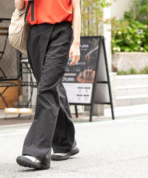 EKAL（エカル）の「『接触冷感/イージーケア』SOLOTEXラップパンツ（その他パンツ・レディース・チャコールグレー/ブラック/ネイビー・ONE）」の4枚目の写真