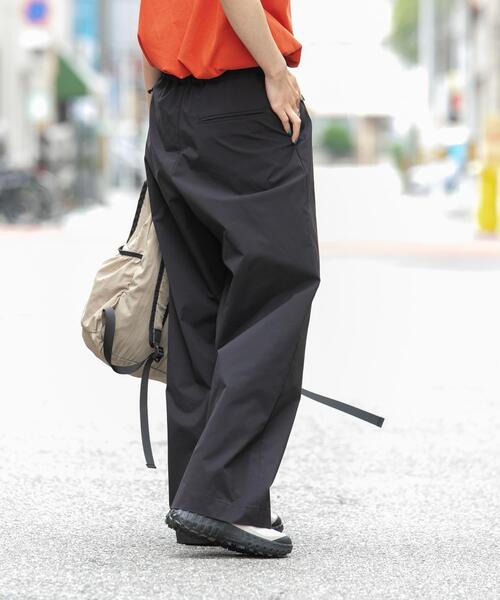 EKAL（エカル）の「『接触冷感/イージーケア』SOLOTEXラップパンツ（その他パンツ・レディース・チャコールグレー/ブラック/ネイビー・ONE）」の7枚目の写真