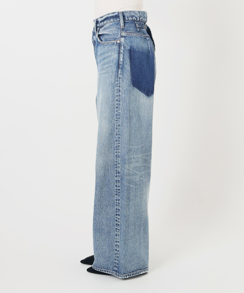 NEEDBY heritage（ニードバイヘリテージ）の「《追加》NEEDBY VINTAGE ニードバイ ヴィンテージ SHIBUYA N1V6V2342（デニムパンツ・レディース・コバルトブルー/ブルー系その他・26/25/27）」の3枚目の写真