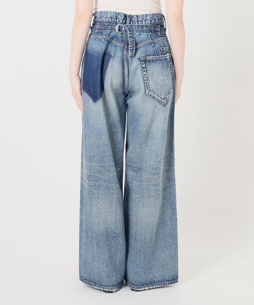 NEEDBY heritage（ニードバイヘリテージ）の「《追加》NEEDBY VINTAGE ニードバイ ヴィンテージ SHIBUYA N1V6V2342（デニムパンツ・レディース・コバルトブルー/ブルー系その他・26/25/27）」の4枚目の写真