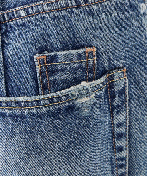 NEEDBY heritage（ニードバイヘリテージ）の「《追加》NEEDBY VINTAGE ニードバイ ヴィンテージ SHIBUYA N1V6V2342（デニムパンツ・レディース・コバルトブルー/ブルー系その他・26/25/27）」の9枚目の写真
