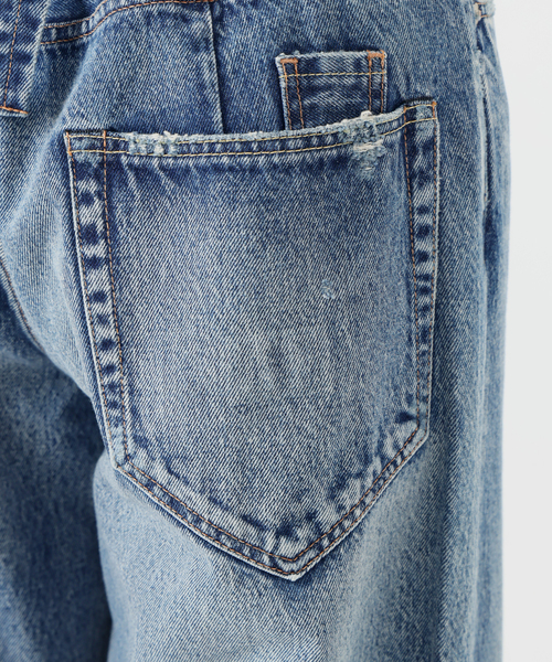NEEDBY heritage（ニードバイヘリテージ）の「《追加》NEEDBY VINTAGE ニードバイ ヴィンテージ SHIBUYA N1V6V2342（デニムパンツ・レディース・コバルトブルー/ブルー系その他・26/25/27）」の10枚目の写真