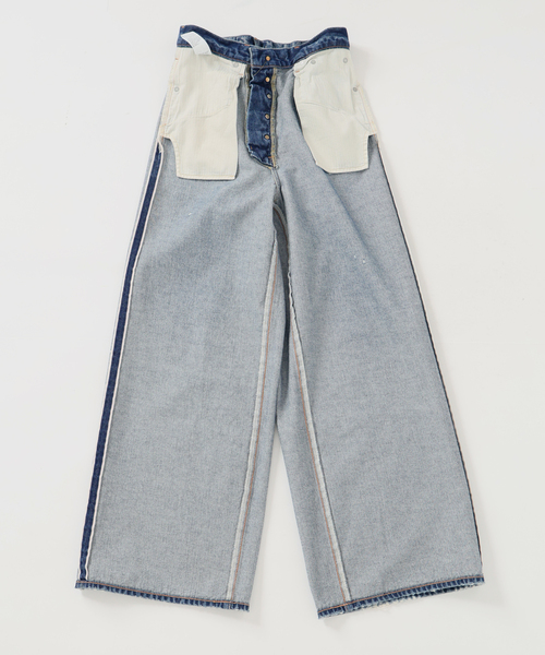 NEEDBY heritage（ニードバイヘリテージ）の「《追加》NEEDBY VINTAGE ニードバイ ヴィンテージ SHIBUYA N1V6V2342（デニムパンツ・レディース・コバルトブルー/ブルー系その他・26/25/27）」の18枚目の写真