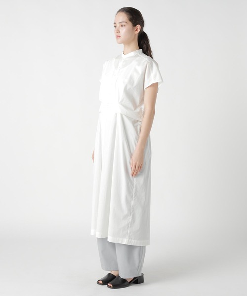 ZUCCa（ズッカ）の「HIGH DENSITY WASHER / P（ワンピース・レディース・ブラック/ホワイト/ライトブルー・M size）」の4枚目の写真