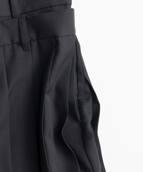 PRANK PROJECT(プランクプロジェクト)の「【2026Autumn Pre-Order】ダブルウエストプリーツハーフパンツ / Double-Waist Pleated Half Pants(その他パンツ・レディース・カーキ/グレー/ブラック・38/36)」の22枚目の写真