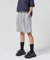 OUNDERR（オアンダーアール）の「MINIレタリングロゴハーフパンツ（メランジ）（その他パンツ）」