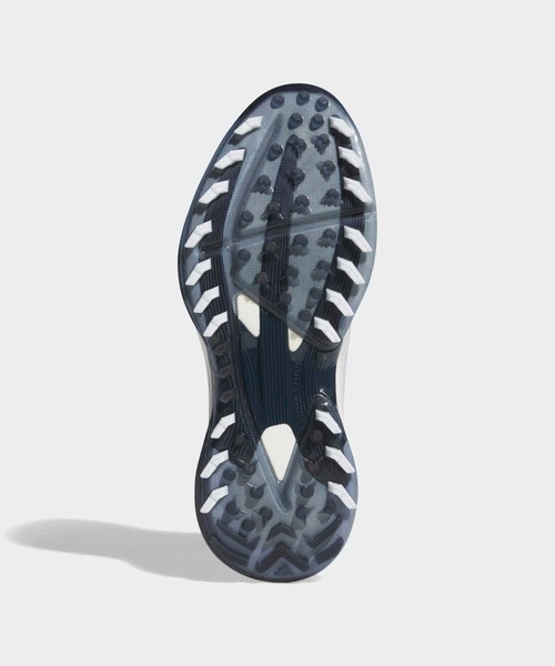 adidas（アディダス）の「アディゼロ ZG 25【adidas Golf/アディダスゴルフ】（スニーカー・メンズ・ホワイト×ネイビー・24.5cm/25.5cm/26.5cm/27.5cm/28.5cm/25.0cm/26.0cm/27.0cm/28.0cm/29.0cm）」の3枚目の写真