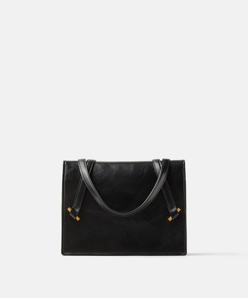 VERSACE（ヴェルサーチ）の「セブリーヌ レザー ショルダー バッグ（ショルダーバッグ・レディース・ブラック・ONE SIZE）」の2枚目の写真