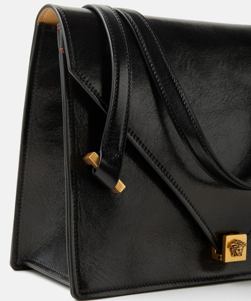 VERSACE（ヴェルサーチ）の「セブリーヌ レザー ショルダー バッグ（ショルダーバッグ・レディース・ブラック・ONE SIZE）」の3枚目の写真