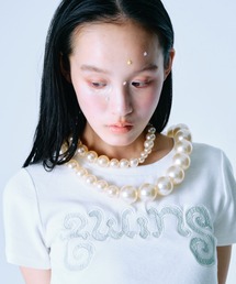 Lace twins logo Tee