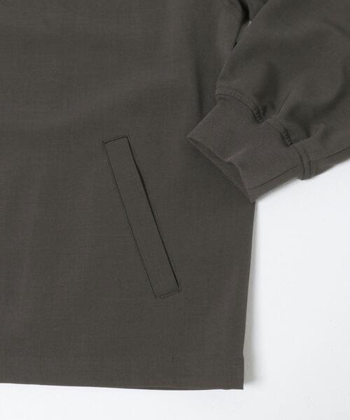 ITEMS URBANRESEARCH（アイテムズ アーバンリサーチ）の「『イージーケア』高機能 ドライタッチスナップブルゾン（ブルゾン・メンズ・カーキ/グレー/スミクロ・LARGE/MEDIUM）」の11枚目の写真