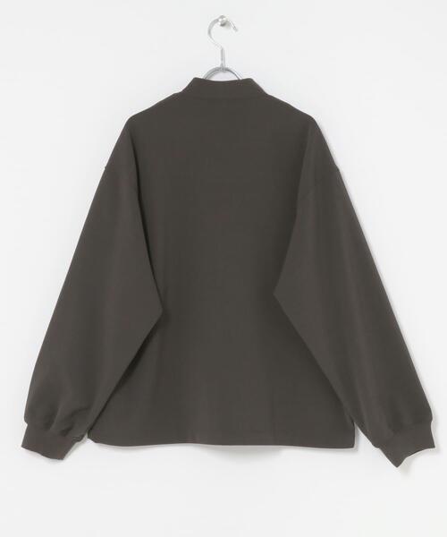 ITEMS URBANRESEARCH（アイテムズ アーバンリサーチ）の「『イージーケア』高機能 ドライタッチスナップブルゾン（ブルゾン・メンズ・カーキ/グレー/スミクロ・LARGE/MEDIUM）」の13枚目の写真