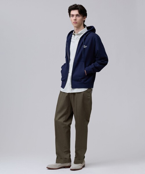 J.PRESS(ジェイプレス)の「グラフィックプリント フルジップパーカー(パーカー・メンズ・ネイビー系/ライトグレー系・LARGE/X-LARGE/MEDIUM/SMALL)」の6枚目の写真