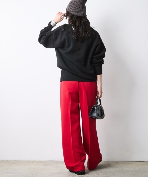 CHIC STYLE(シックスタイル)の「Vネックニットカーディガン<大きいサイズ有>シックスタイル(カーディガン/ボレロ・レディース・グレー/ワイン/ブラック/ライトベージュ・M/3L/LL/L/5L/4L)」の19枚目の写真