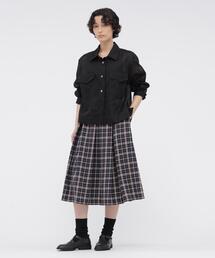 WOOL LINEN CHECK