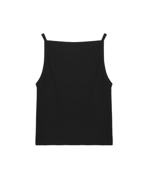 NICK&NICOLE(ニックアンドニコール)の「BOAT NECK SLEEVELESS TOP_BLACK(Tシャツ/カットソー・レディース・その他・FREE)」の2枚目の写真