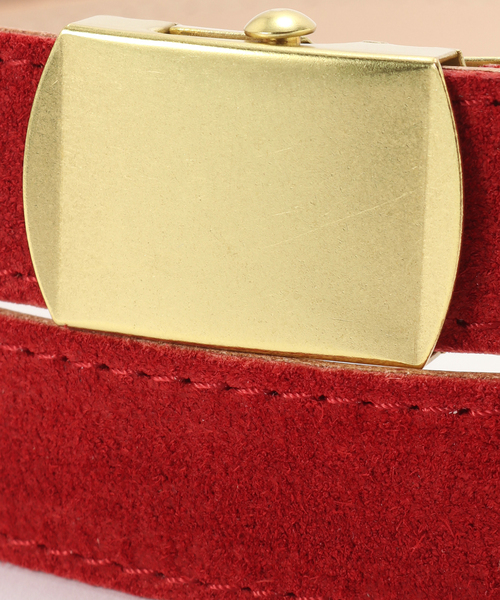 MASTER&Co(マスターアンドコー)の「MASTER&Co. × JOURNAL STANDARD / 別注 VELOUR 24mm BELT(ベルト・メンズ・ベージュ/カーキ/レッド・FREE)」の8枚目の写真