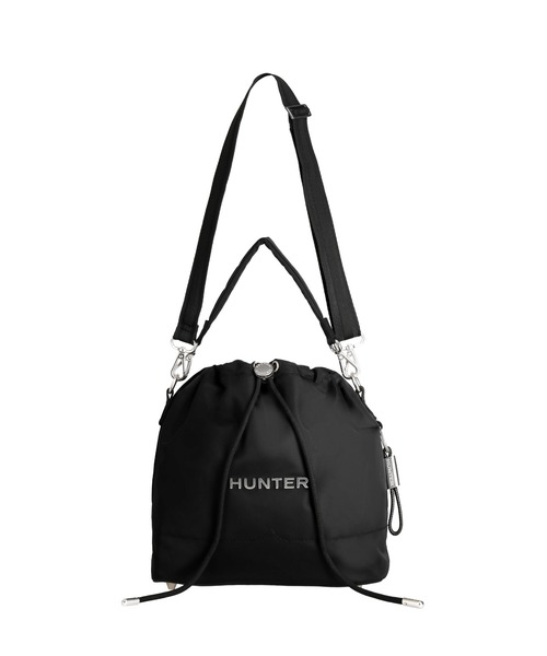 HUNTER(ハンター)の「プレミアム ナイロン バケット(ショルダーバッグ・レディース・ブラック・ONE)」の1枚目の写真