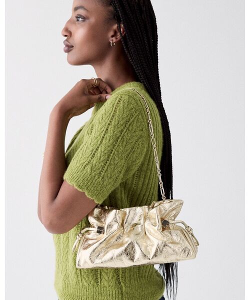 リオ メタリック クラッチ バッグ（ショルダーバッグ）｜kate spade 
