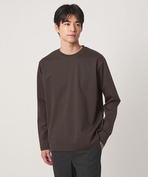 オーガニック コットン ポンチ クルーネック 長袖 Tシャツ