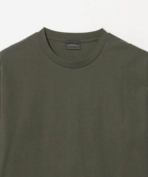 green label relaxing(グリーンレーベルリラクシング)の「オーガニック コットン ポンチ クルーネック 長袖 Tシャツ(Tシャツ/カットソー・メンズ・ダークブラウン/ライトグレー/ダークグリーン/ホワイト・XL/L/S/M/XXL)」の18枚目の写真