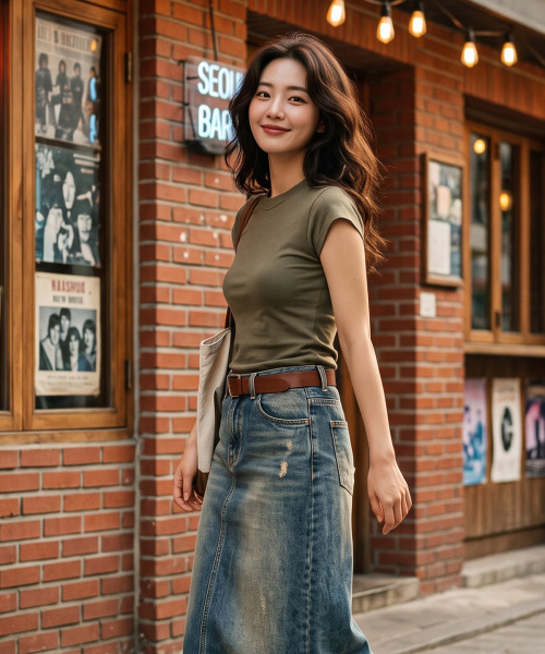 BUTTON SEOUL（ボタンソウル）の「[ウィメンズ] ベーシックエッセンシャルコットンショートスリーブ (6 COLORS)（Tシャツ/カットソー・レディース・ホワイト/ブラック/グレー/イエロー/サンドベージュ/シャーベット・SMALL/MEDIUM/LARGE）」の16枚目の写真