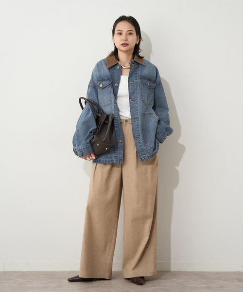 JOURNAL STANDARD(ジャーナルスタンダード)の「《追加》10OZデニム ブルゾン(デニムジャケット・レディース・ブルー系その他・FREE)」の20枚目の写真