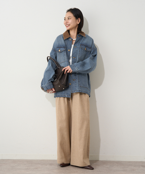 JOURNAL STANDARD(ジャーナルスタンダード)の「《追加》10OZデニム ブルゾン(デニムジャケット・レディース・ブルー系その他・FREE)」の21枚目の写真