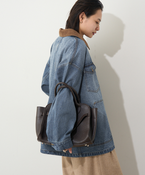 JOURNAL STANDARD(ジャーナルスタンダード)の「《追加》10OZデニム ブルゾン(デニムジャケット・レディース・ブルー系その他・FREE)」の6枚目の写真